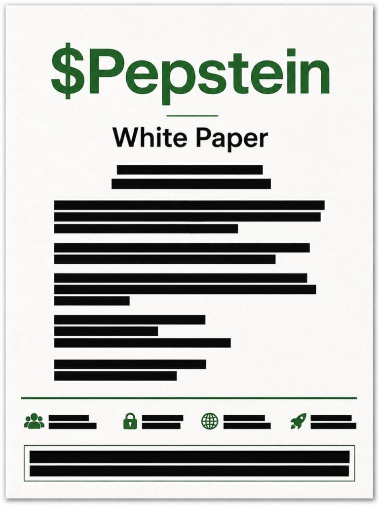 $Pepstein white paper — redacted classified-style document with withheld narrative.